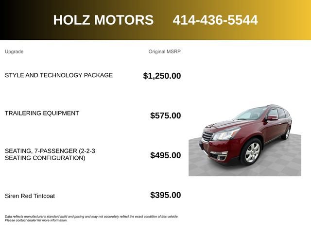 Certified 2017 Chevrolet Traverse LT w/ Style and Technology Package AWD/4WD image 5