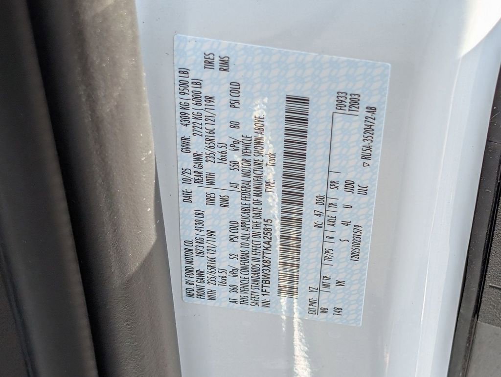 New 2026 Ford Transit 350 148 High Roof Extended w/ Load Area Protection Package image 30