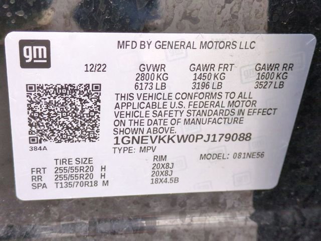 Certified 2023 Chevrolet Traverse Premier w/ LPO, Floor Liner Package image 35