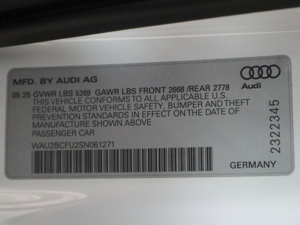 Used 2025 Audi A5 2.0T Premium Plus w/ Premium Plus AWD/4WD image 37