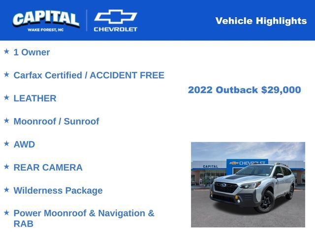 Used 2022 Subaru Outback Wilderness w/ Wilderness Package image 5