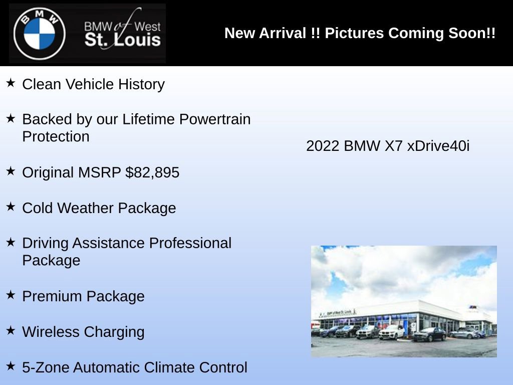 Used 2022 BMW X7 xDrive40i w/ Premium Package video 3