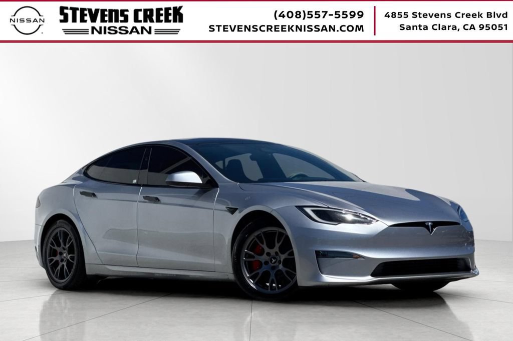 Used 2025 Tesla Model S Plaid AWD/4WD image 1
