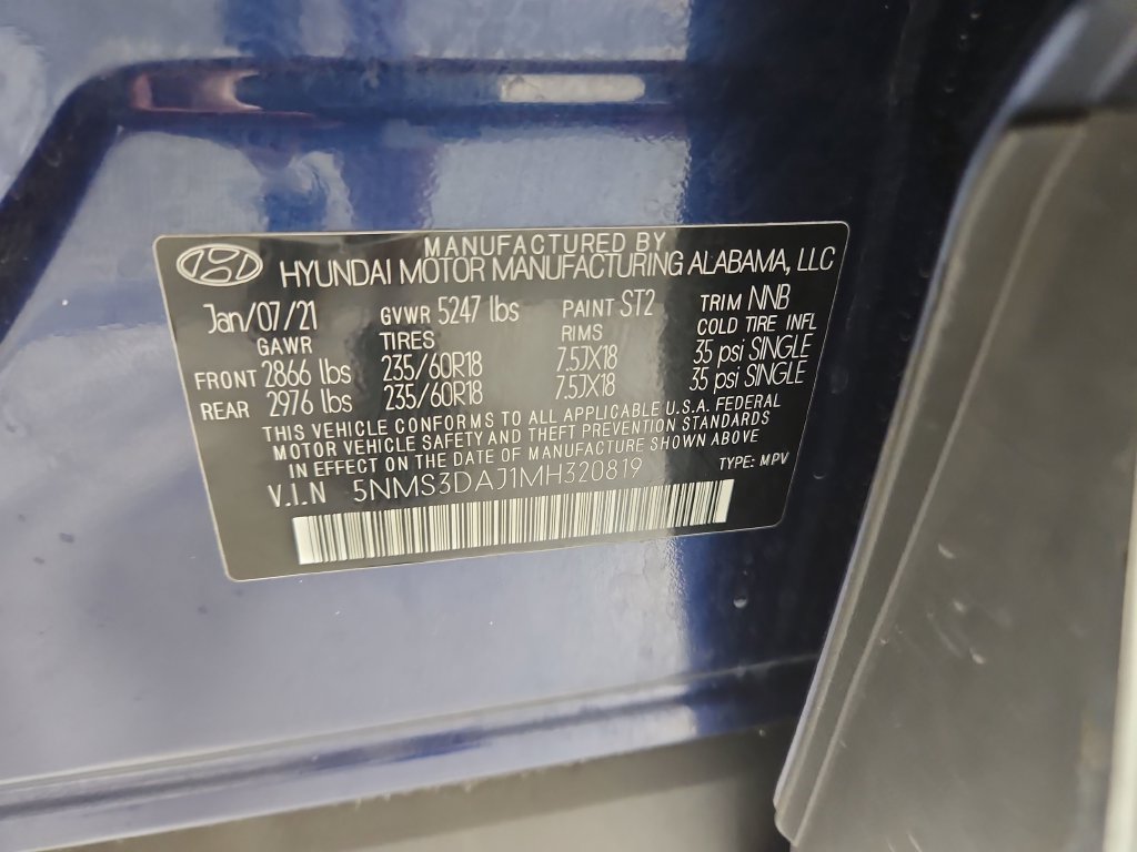 Used 2021 Hyundai Santa Fe SEL w/ Convenience + Premium Package AWD/4WD image 30