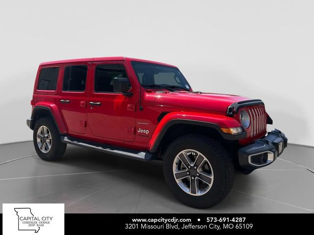 Used 2021 Jeep Wrangler Unlimited Sahara w/ Uconnect 4C Nav & Sound Group