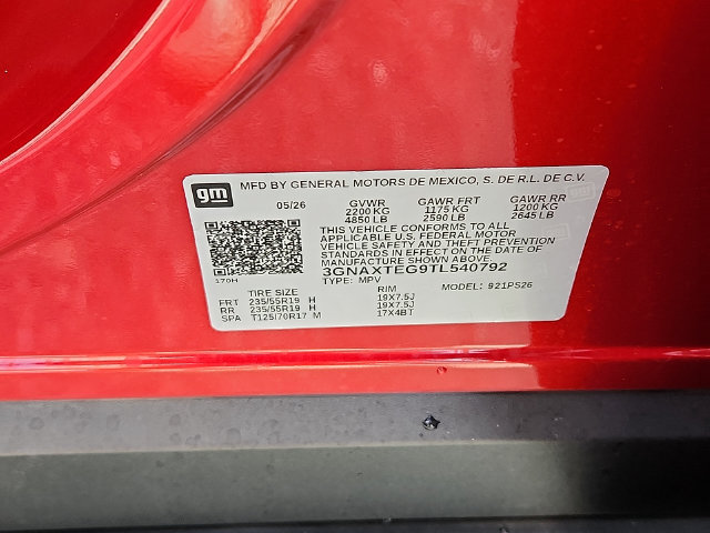New 2026 Chevrolet Equinox RS w/ LPO, Trailering Package AWD/4WD image 18