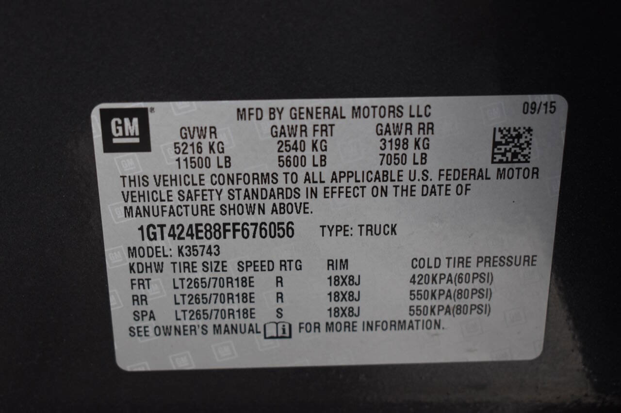 Used 2015 GMC Sierra 3500 Denali w/ Duramax Plus Package image 62