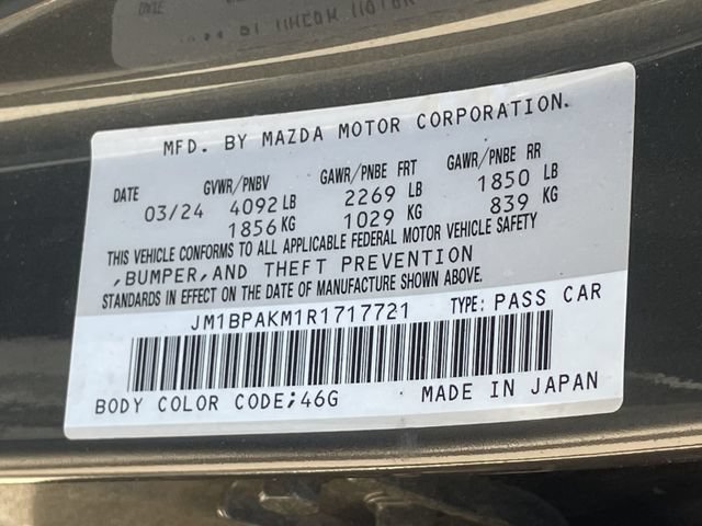 Used 2024 MAZDA MAZDA3 s FWD image 29
