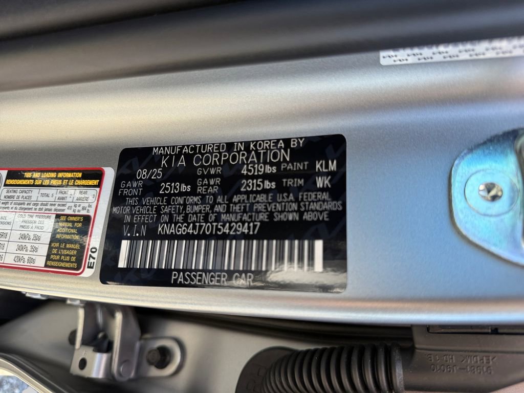 New 2026 Kia K5 GT-Line w/ GT-Line Red Interior Package image 31