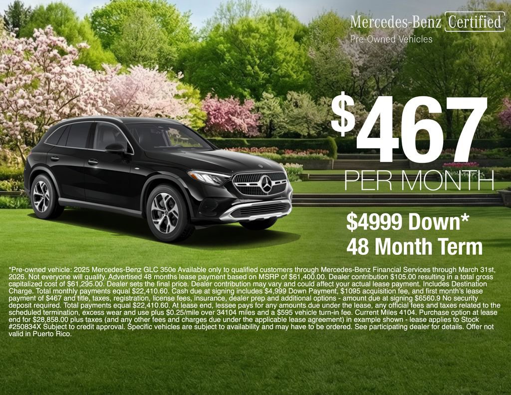 Certified 2025 Mercedes-Benz GLC 350e 4MATIC image 3