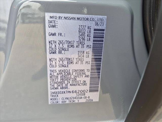 Used 2023 Nissan Frontier PRO-4X w/ Pro-4X Premium Package AWD/4WD image 25