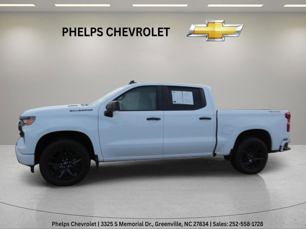 Certified 2025 Chevrolet Silverado 1500 Custom w/ Turbomax Blackout Package image 4