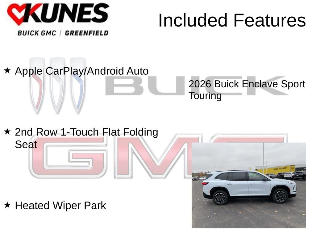 New 2026 Buick Enclave Sport Touring w/ Power Package AWD/4WD image 4