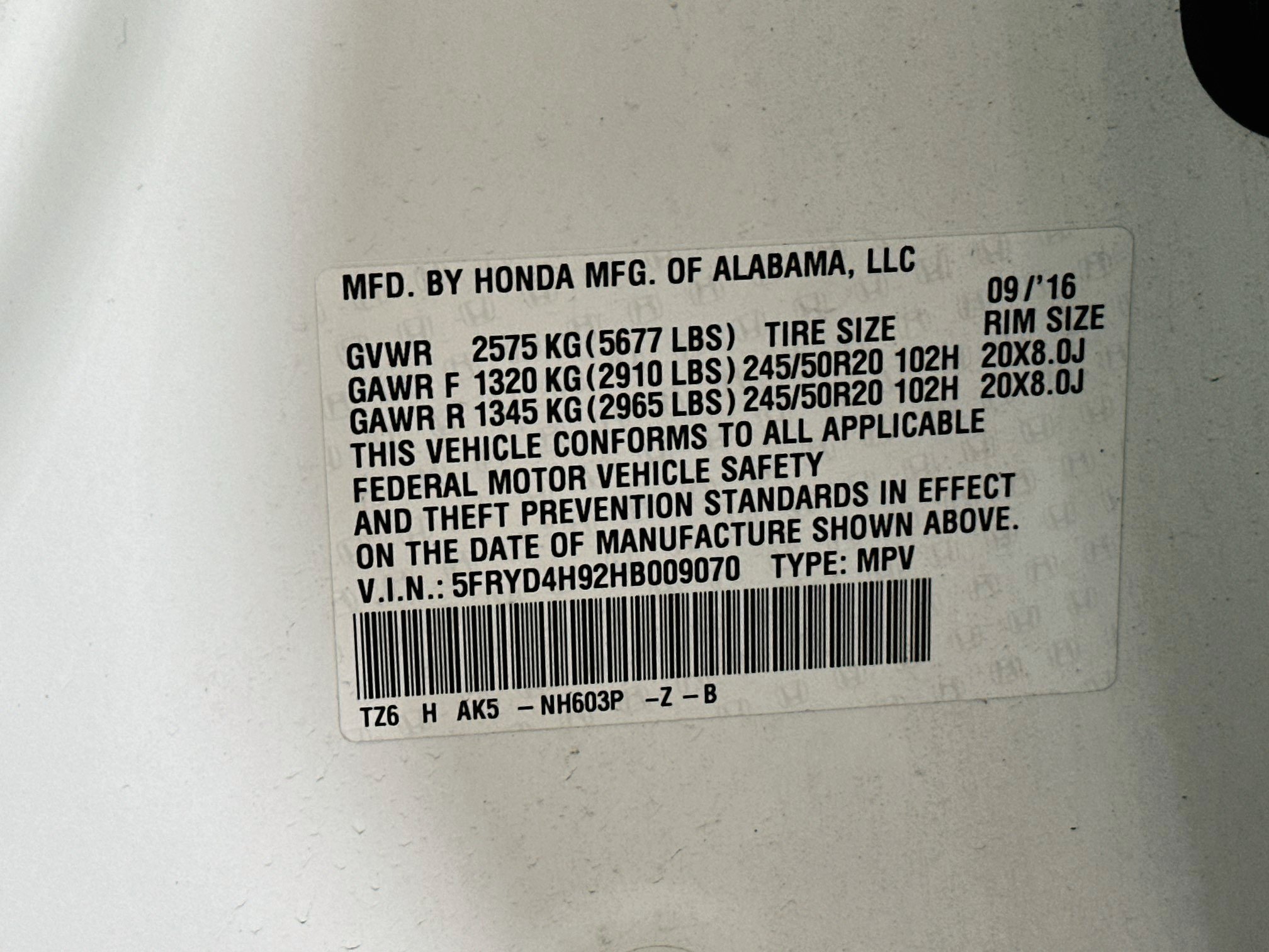 Used 2017 Acura MDX SH-AWD image 34