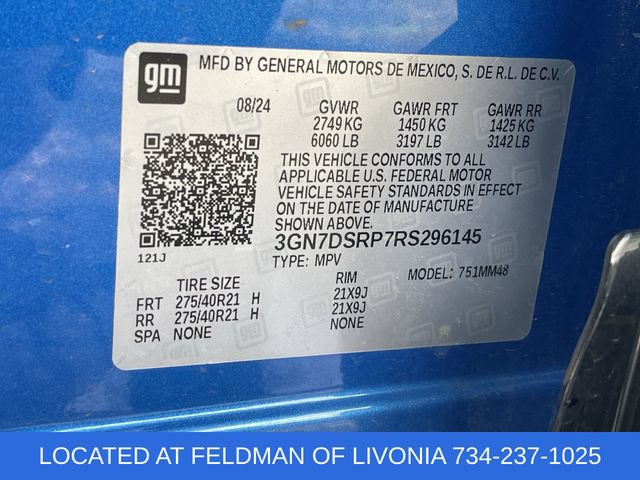Certified 2024 Chevrolet Equinox EV RS FWD image 32