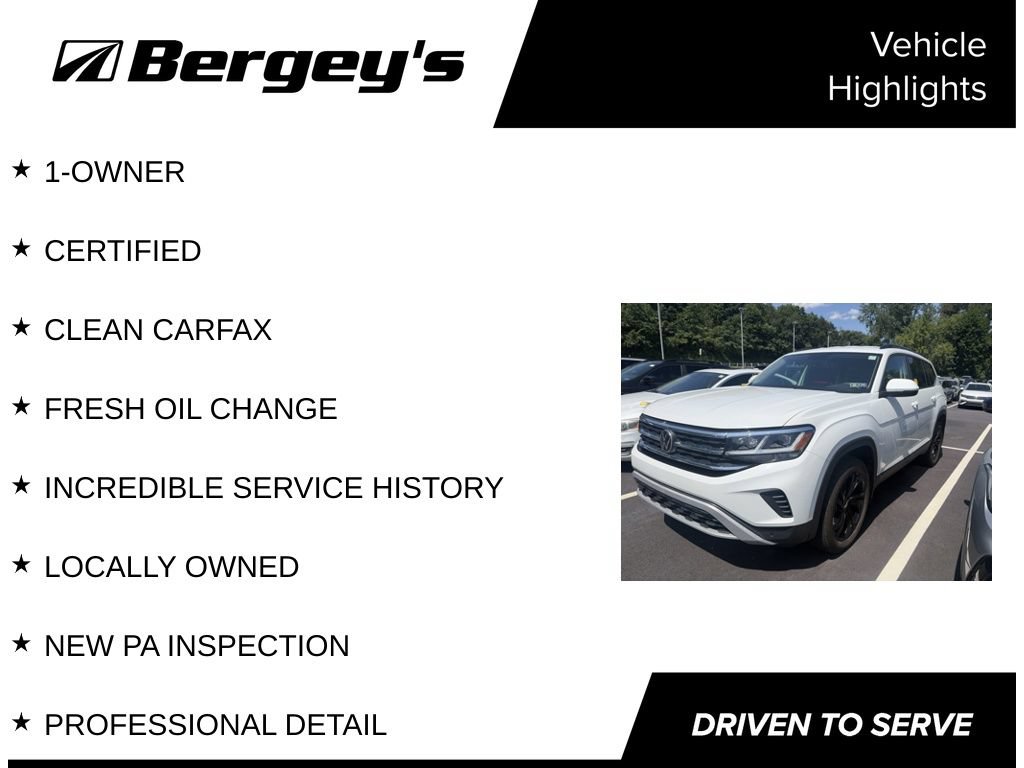Certified 2023 Volkswagen Atlas SE w/ Black Wheel Package AWD/4WD image 4