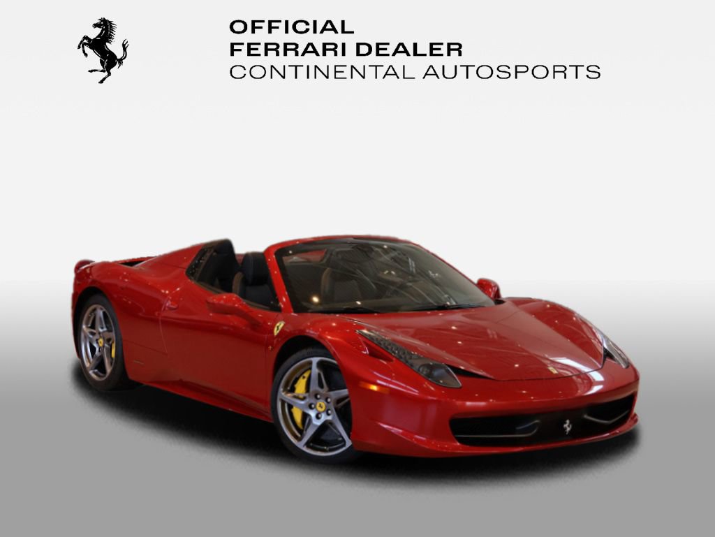 Certified 2013 Ferrari 458 Spider
