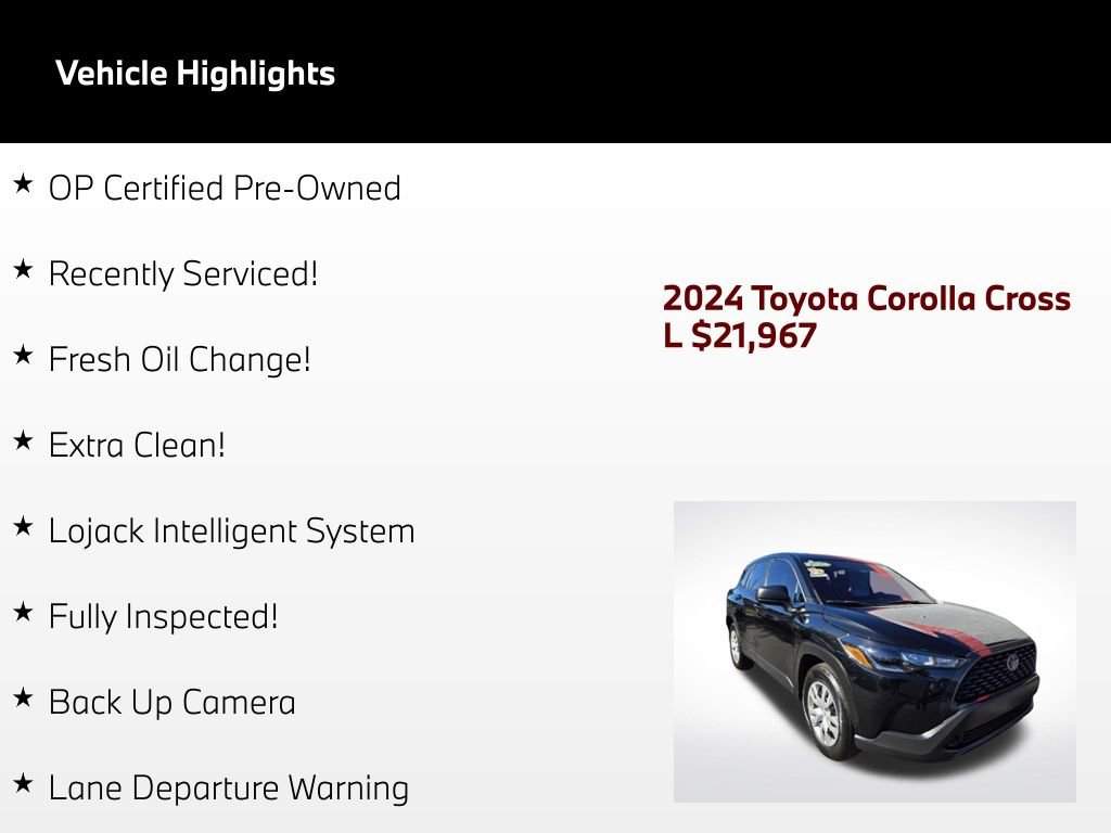 Used 2024 Toyota Corolla Cross L FWD video 2