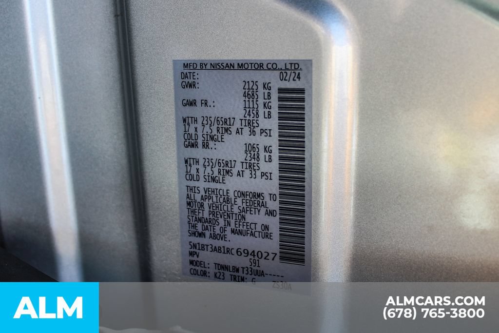 Used 2024 Nissan Rogue S AWD/4WD image 36