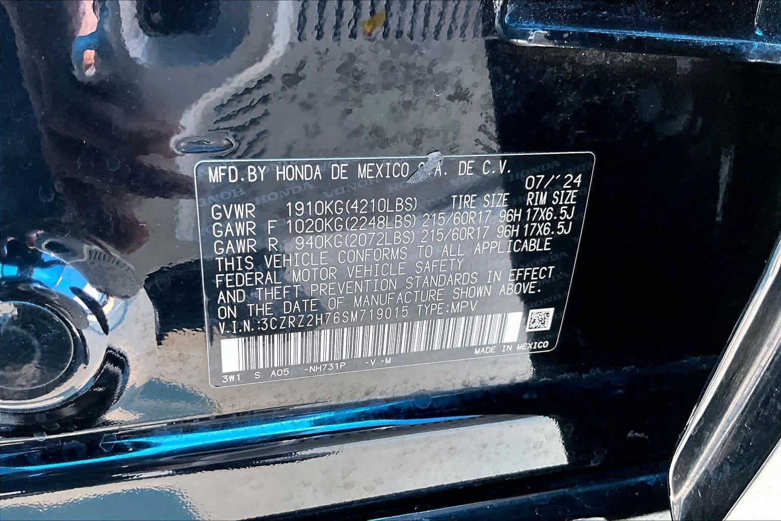 Used 2025 Honda HR-V EX-L image 33