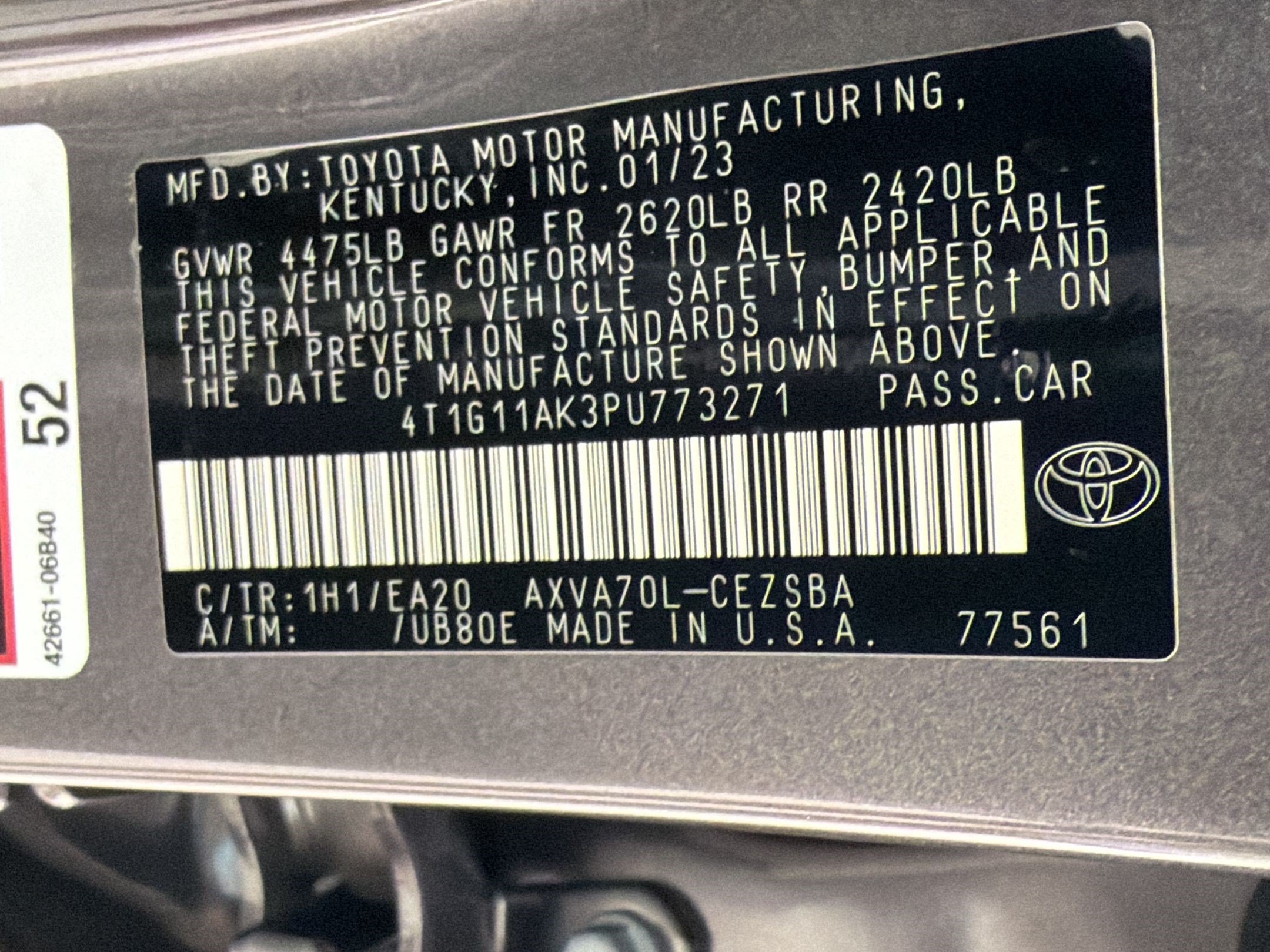 Used 2023 Toyota Camry SE FWD image 23