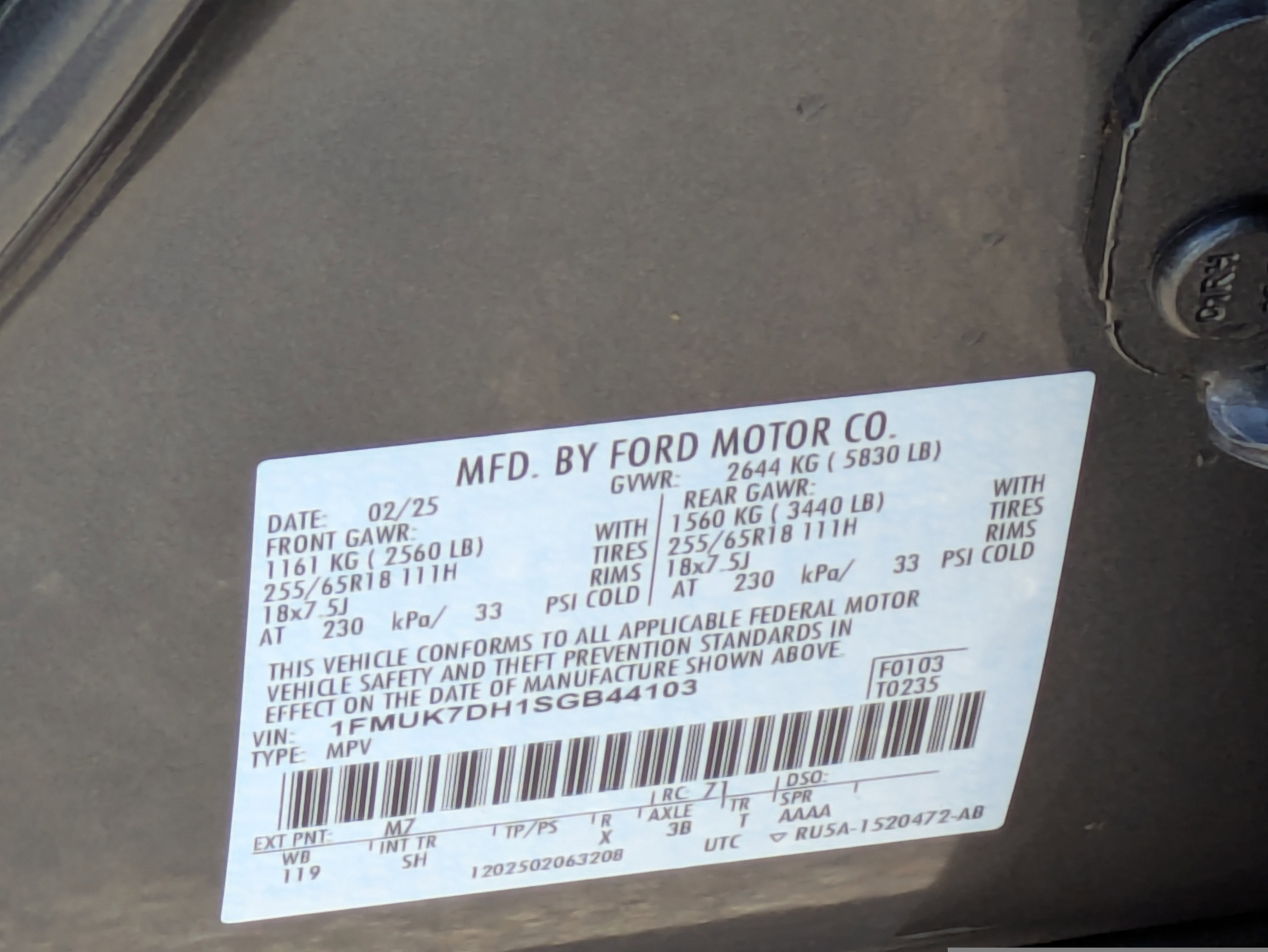 Used 2025 Ford Explorer Active w/ Active Comfort Package RWD image 32