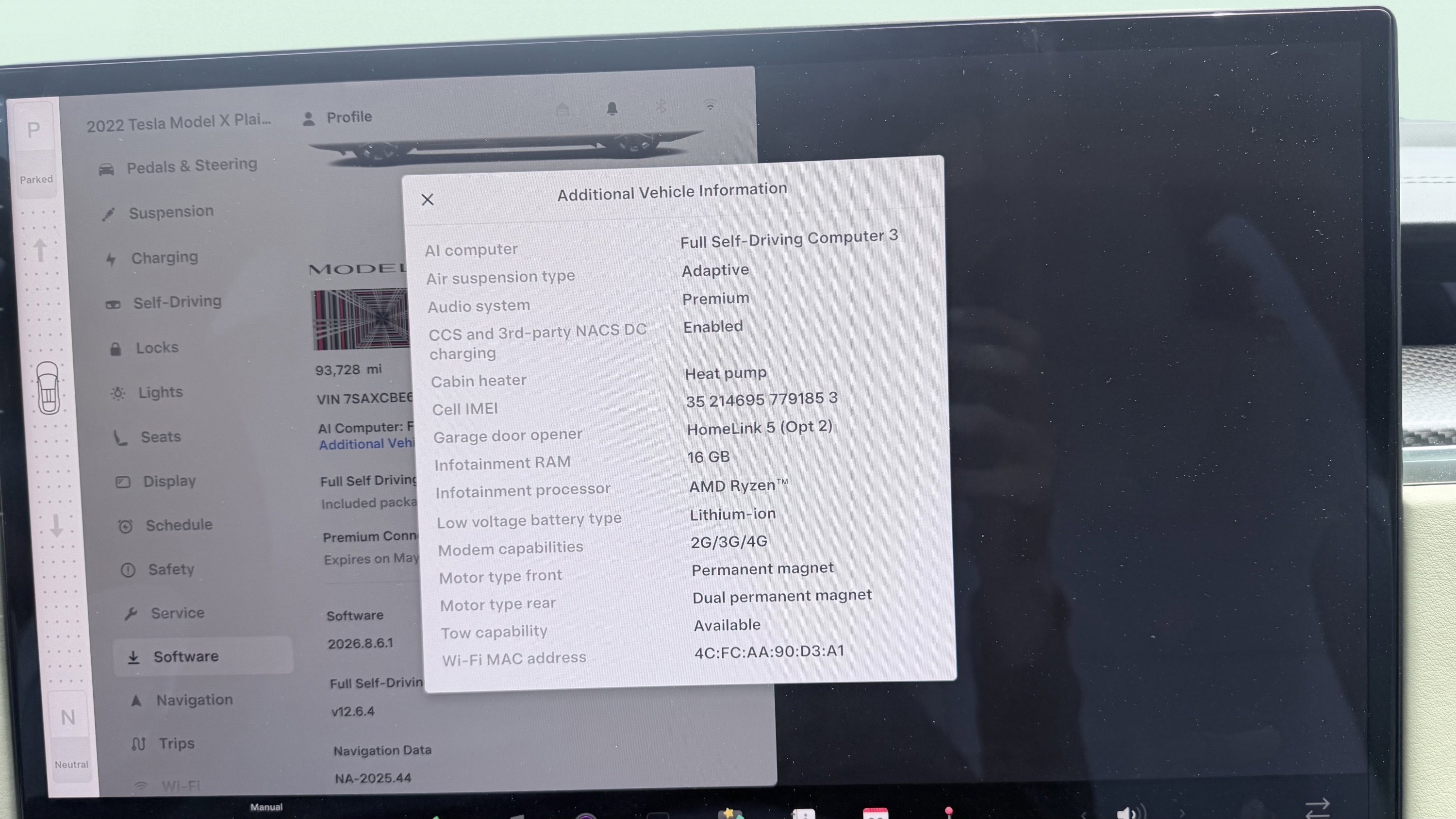 Used 2022 Tesla Model X Plaid AWD/4WD image 92