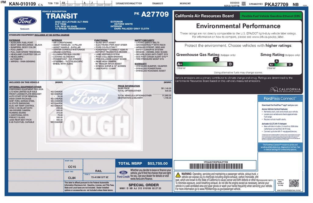 Used 2023 Ford Transit 350 XLT