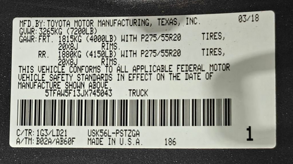 Used 2018 Toyota Tundra 1794 Edition image 62