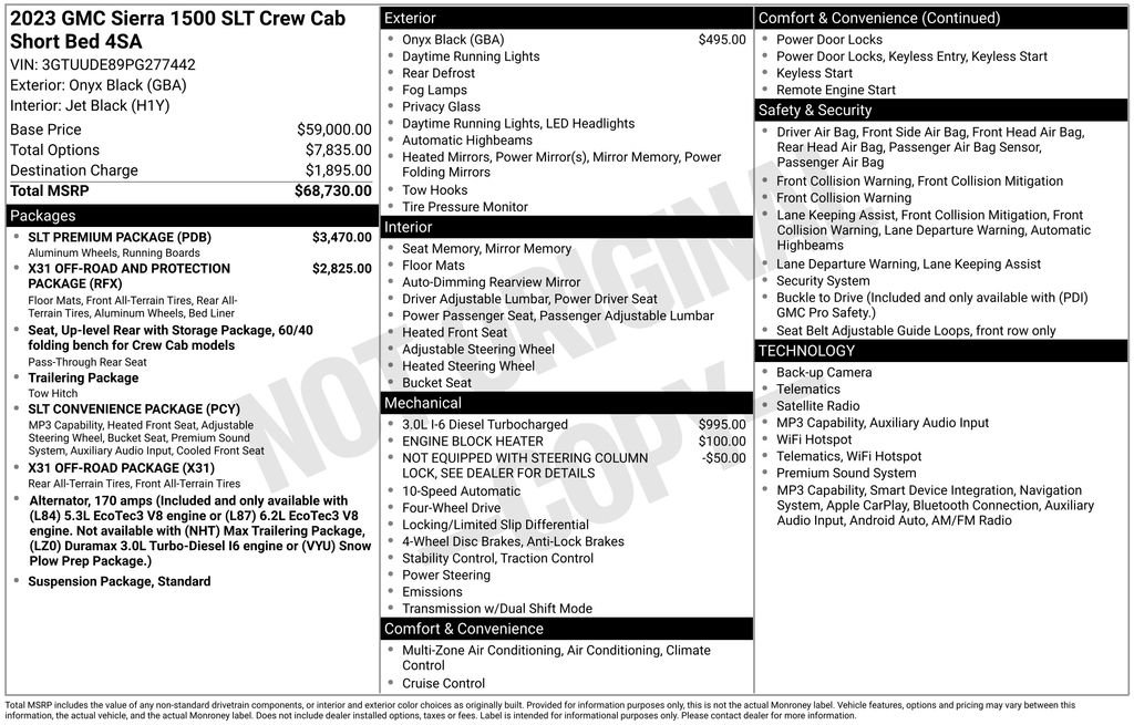 Used 2023 GMC Sierra 1500 SLT w/ SLT Premium Package image 23