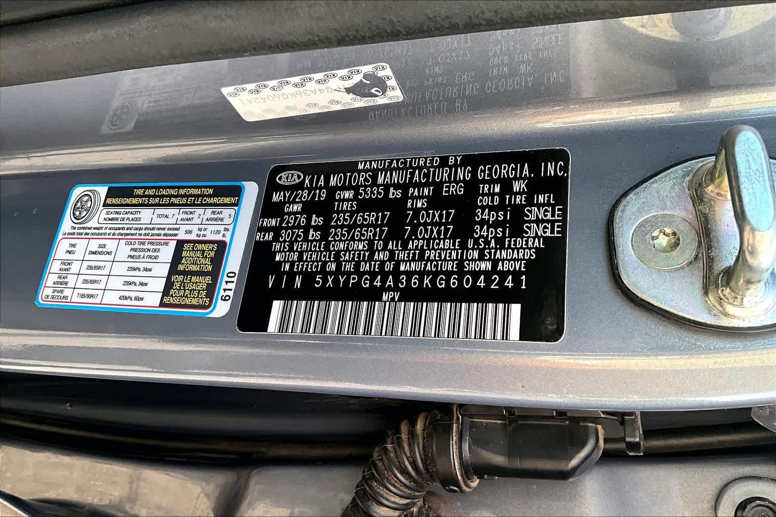 Used 2019 Kia Sorento L FWD image 39