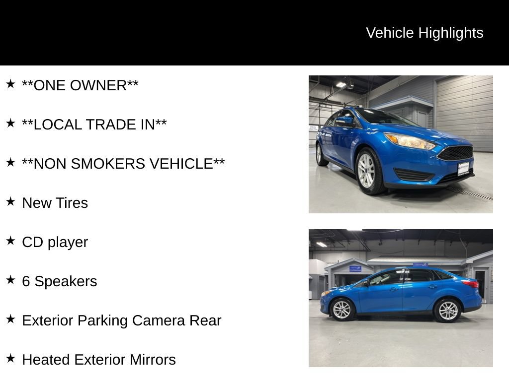 Used 2015 Ford Focus SE w/ SE Cold Weather Package FWD image 12