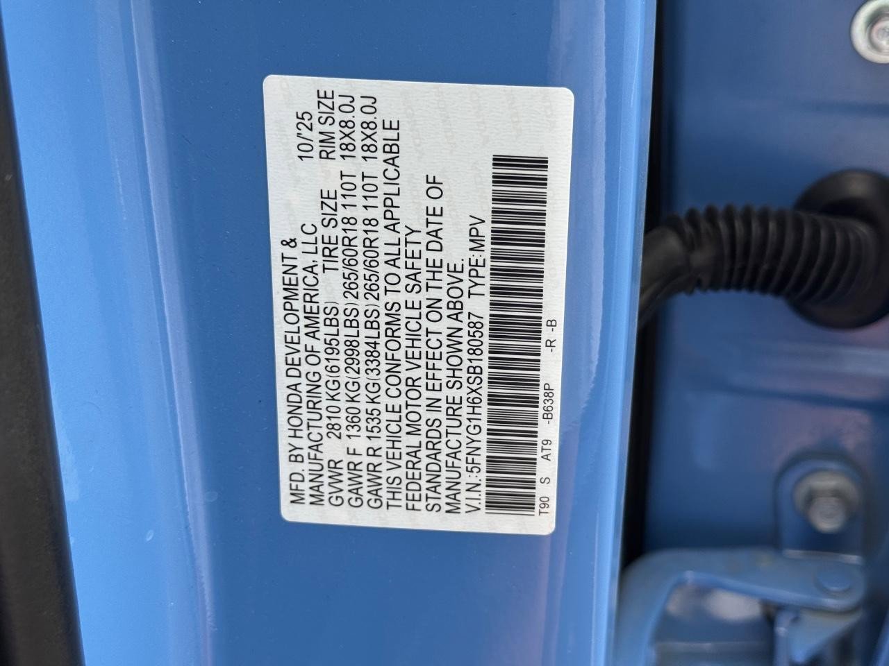 Certified 2025 Honda Pilot TrailSport image 29