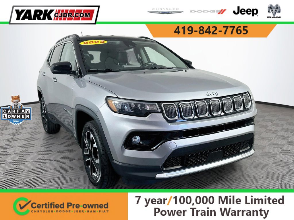 Certified 2022 Jeep Compass Limited AWD/4WD 360° Tour