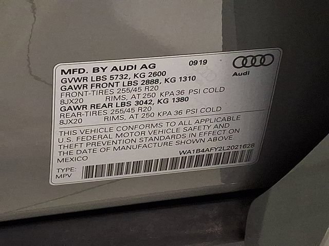 Used 2020 Audi SQ5 Premium Plus w/ Premium Plus Package AWD/4WD image 27