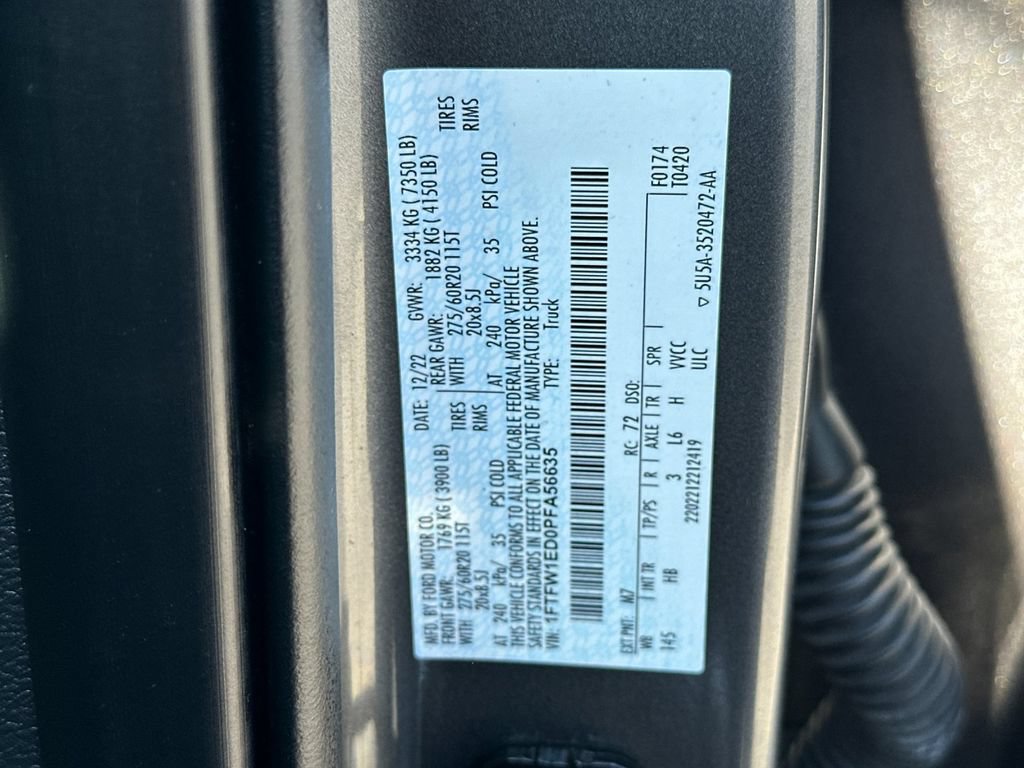 Certified 2023 Ford F150 Lariat w/ Equipment Group 502A High AWD/4WD image 27