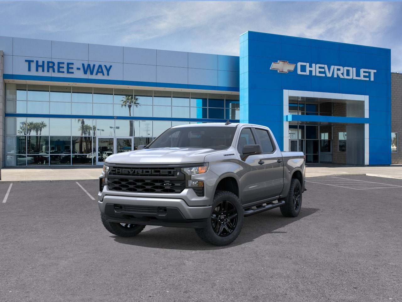 New 2026 Chevrolet Silverado 1500 Custom w/ Turbomax Blackout Package RWD image 8