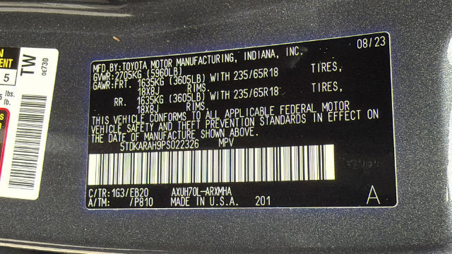 Used 2023 Toyota Highlander XLE FWD image 27