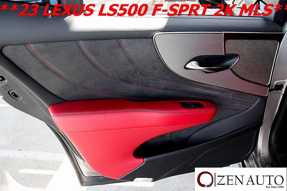 Used 2023 Lexus LS 500 F Sport w/ Cold Weather Package (CK) RWD image 41