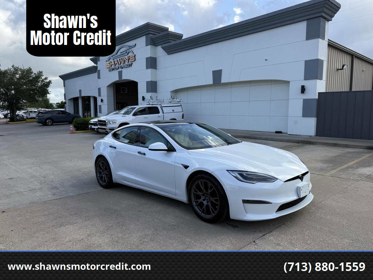 Used 2021 Tesla Model S Plaid AWD/4WD image 1