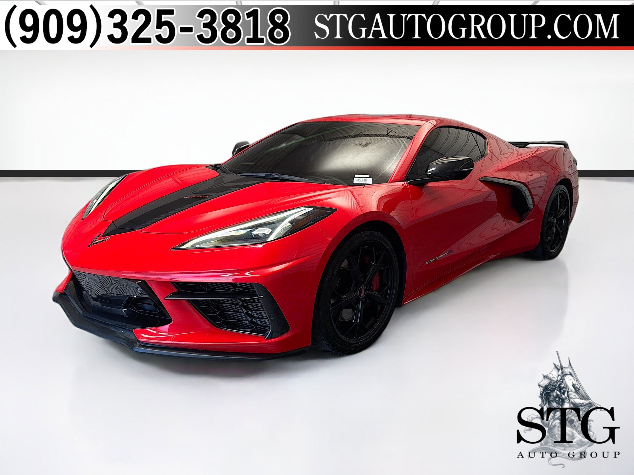 Used 2022 Chevrolet Corvette Stingray Preferred Cpe w/ Z51 Performance Package RWD image 1