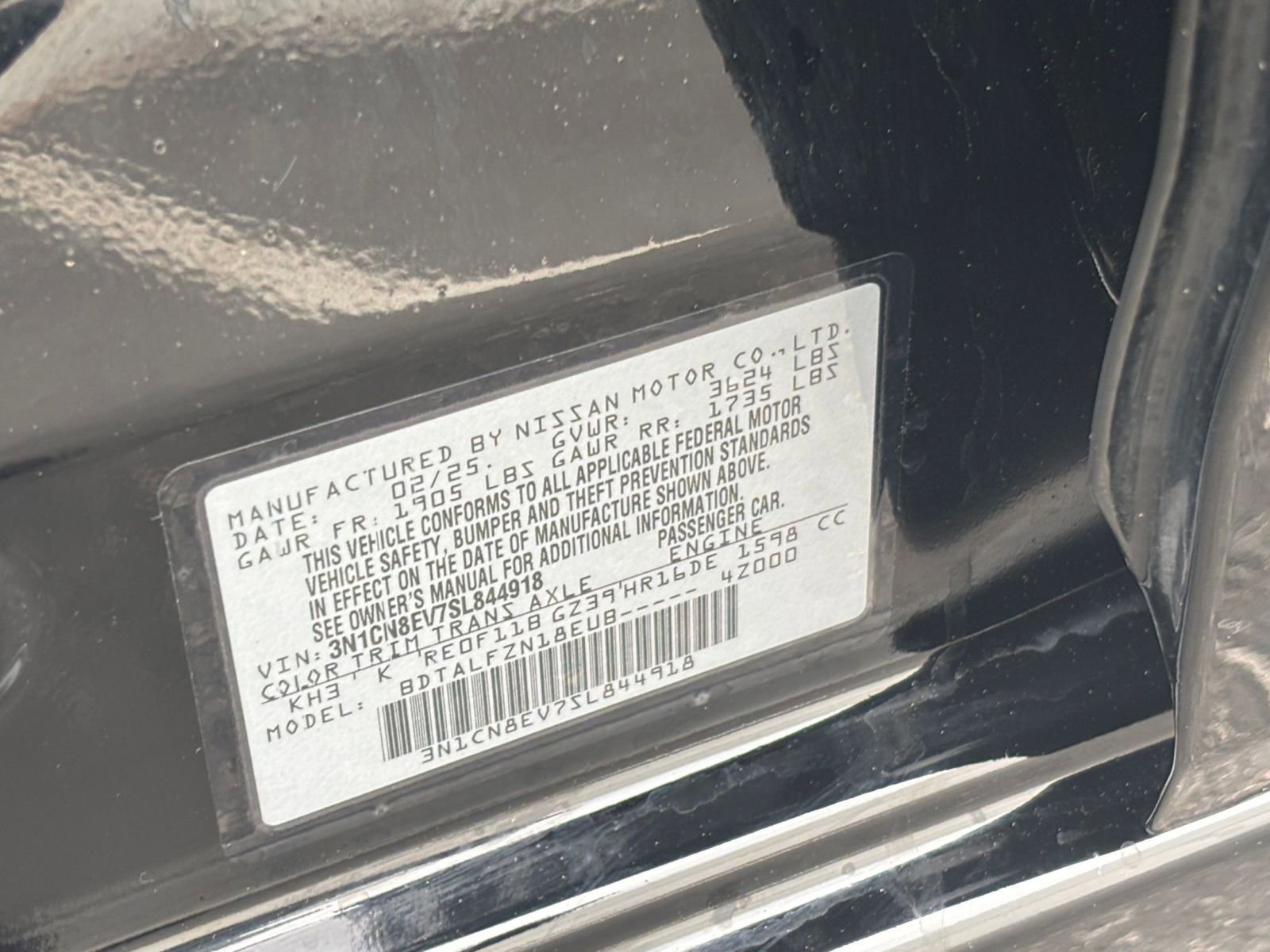 Used 2025 Nissan Versa SV FWD image 27
