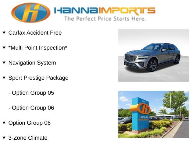 Used 2022 Genesis GV70 3.5T Sport w/ Sport Prestige Package AWD/4WD image 8
