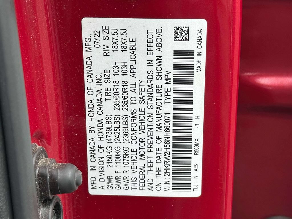 Certified 2022 Honda CR-V EX image 16