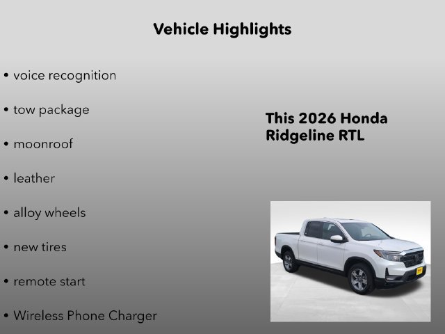 New 2026 Honda Ridgeline RTL image 15