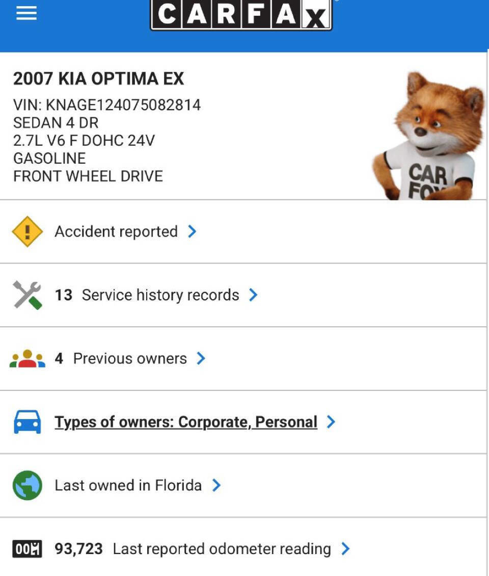Used 2007 Kia Optima EX w/ Appearance Pkg image 18