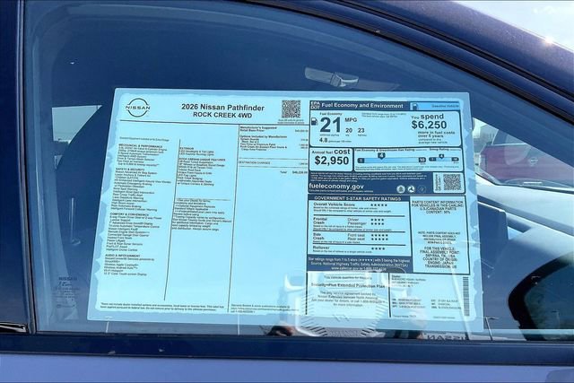 New 2026 Nissan Pathfinder Rock Creek image 13