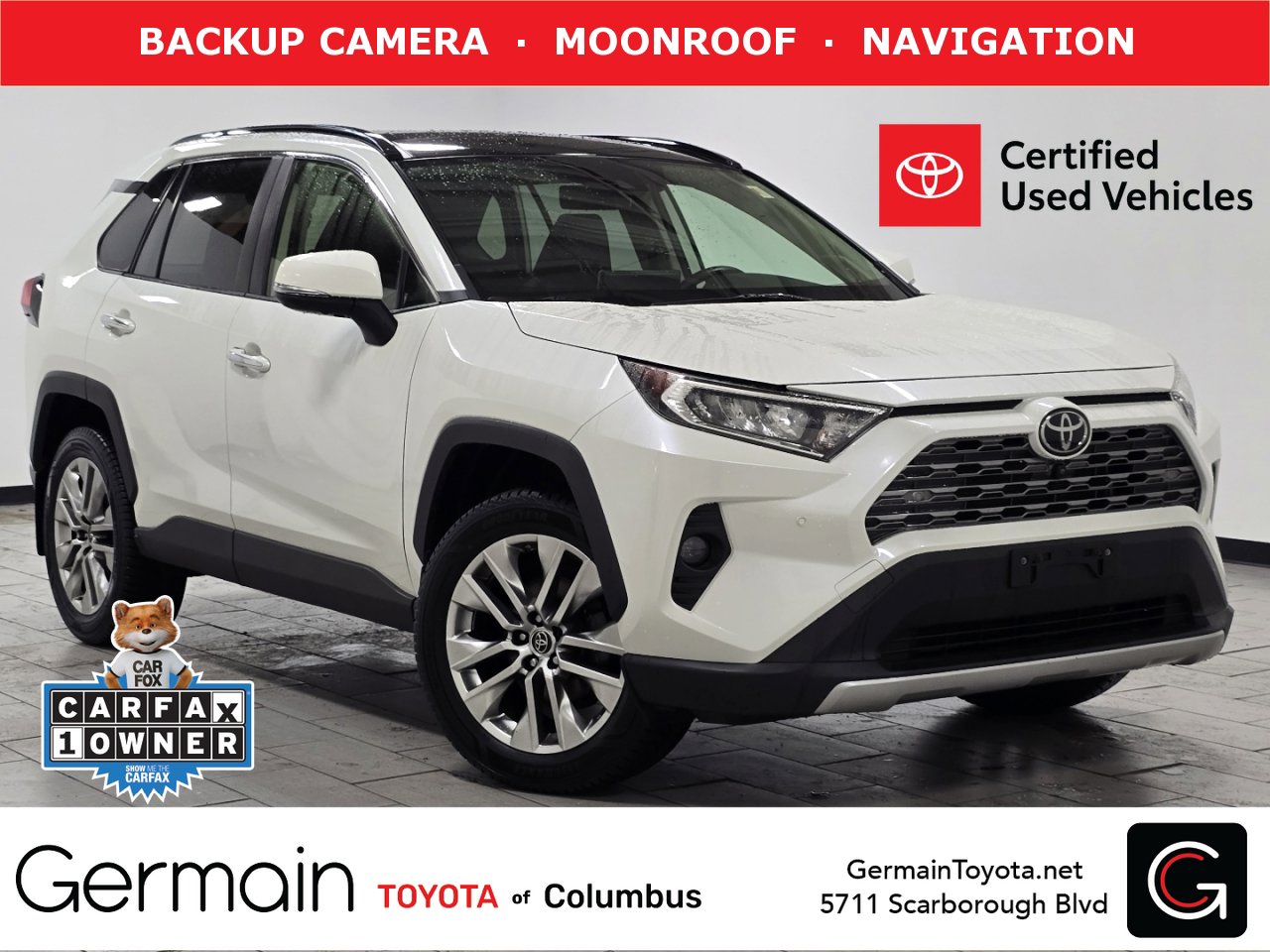 Certified 2019 Toyota RAV4 Limited w/ Advanced Technology Package