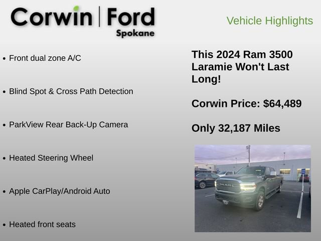 Used 2024 RAM 3500 Laramie image 6