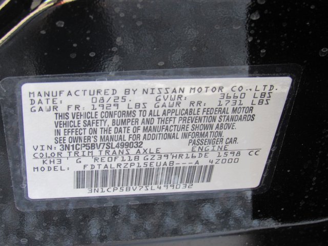 New 2025 Nissan Kicks Play S w/ Interior Electronics Package image 12